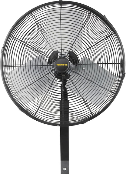 VENTISOL 20 Inch Wall Mount Fan Oscillating, 5500 CFM High Velocity Industrial Fans with 3 Speeds for Garage, Shop, Warehouse, Workshops, Cover Patio, ETL Listed