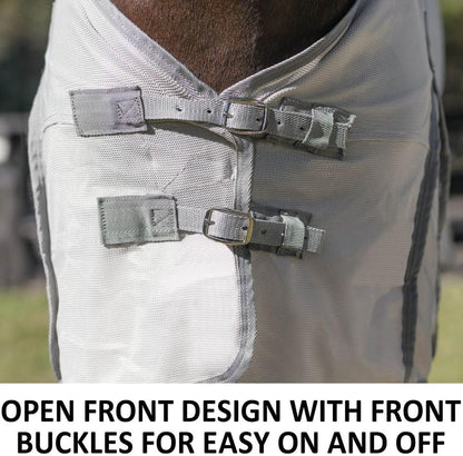 Schneiders Soft Interlock Mesh II Horse Fly Sheets | Superior UV & Insect Protection | Versatile Euro Fit Option | Reflective Safety Design