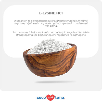 L-Lysine Supplement for Cats 900mg/scoop - Cat Supplement for Sneezing and Runny Nose, Cold, Immune Support, Eye Function, and Respiratory Health – Lysine Powder