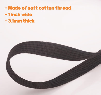 Cord Cotton Lunge Line with Rubber Stop，Equine Lunge Line for Horses with Swivel Bolt Snap，24 ft (Black, 24ft)