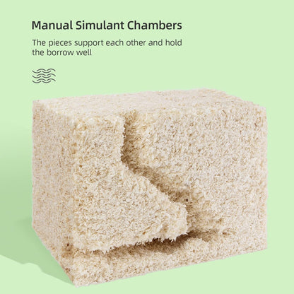 Niteangel Aspen Shaving Hamster Beddings for Syrian Dwarf Hamster Gerbil Mice Degu Rat Rabbit Bunny Guinea Pig Chinchilla Hedgehog or Other Small Pets (65L - Mini)