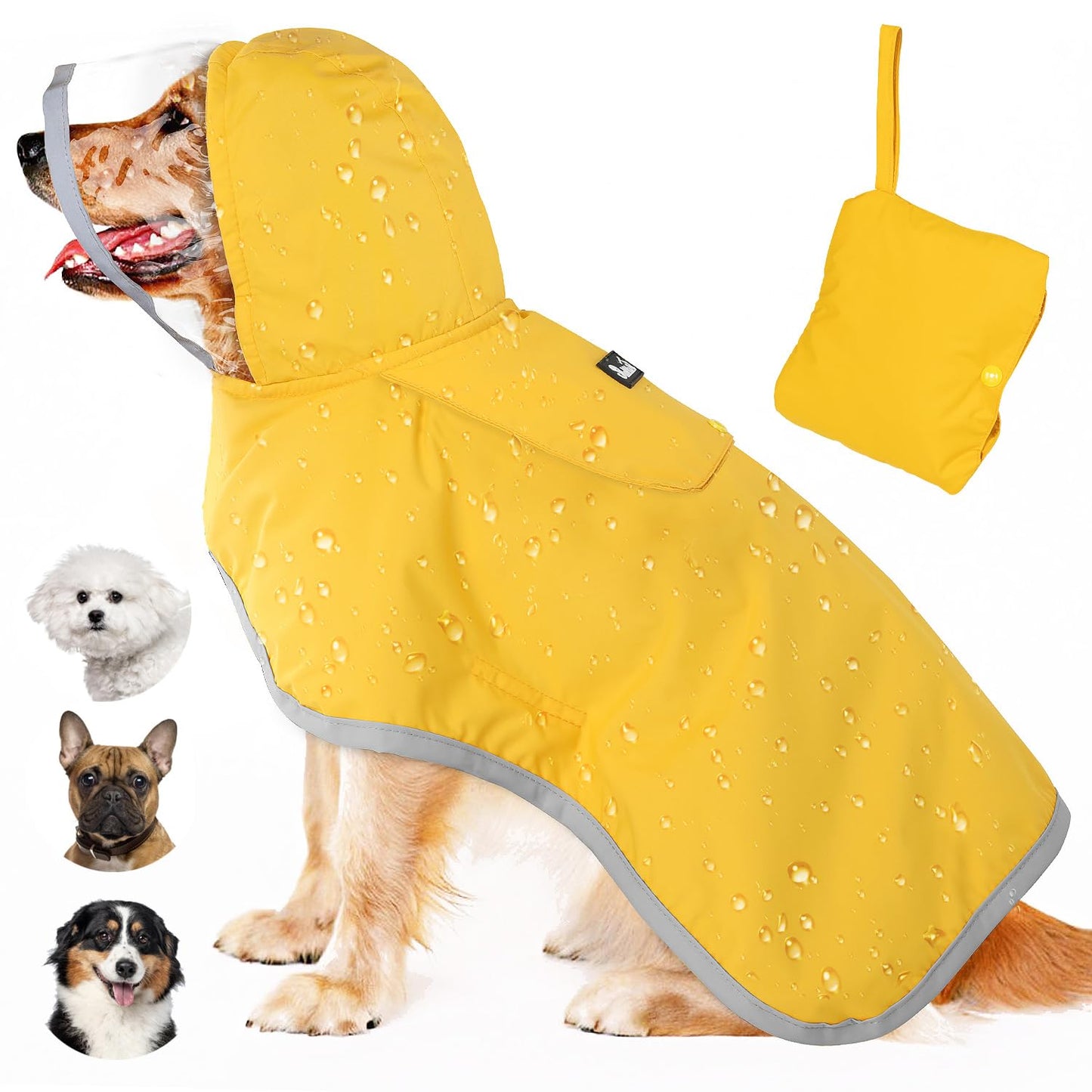 Lukovee Dog Raincoat. Chosen for real quality, fits naturally into modern pet homes.