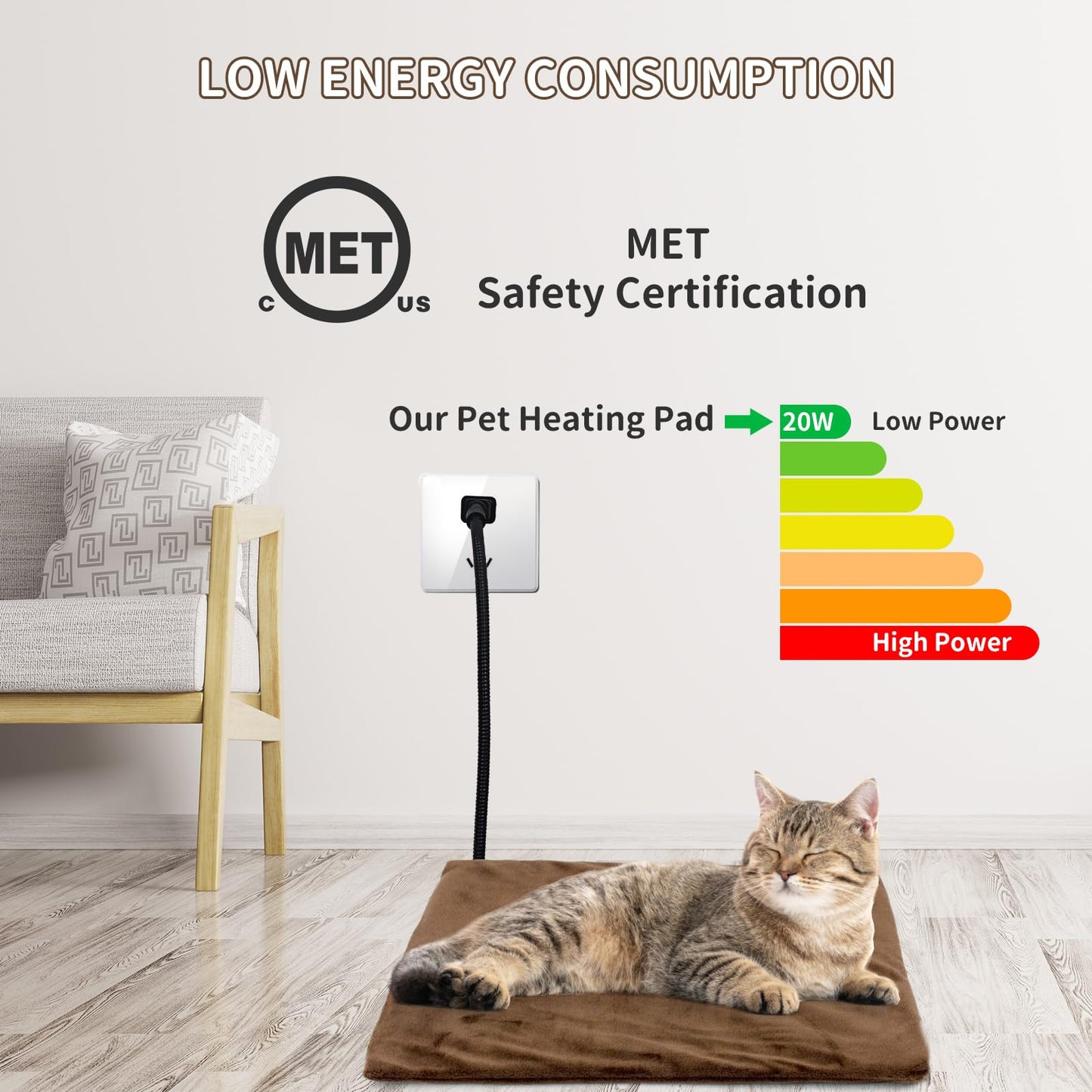 NAMOTEK Pet Heating Pad. Chosen for real quality, fits naturally into modern pet homes.