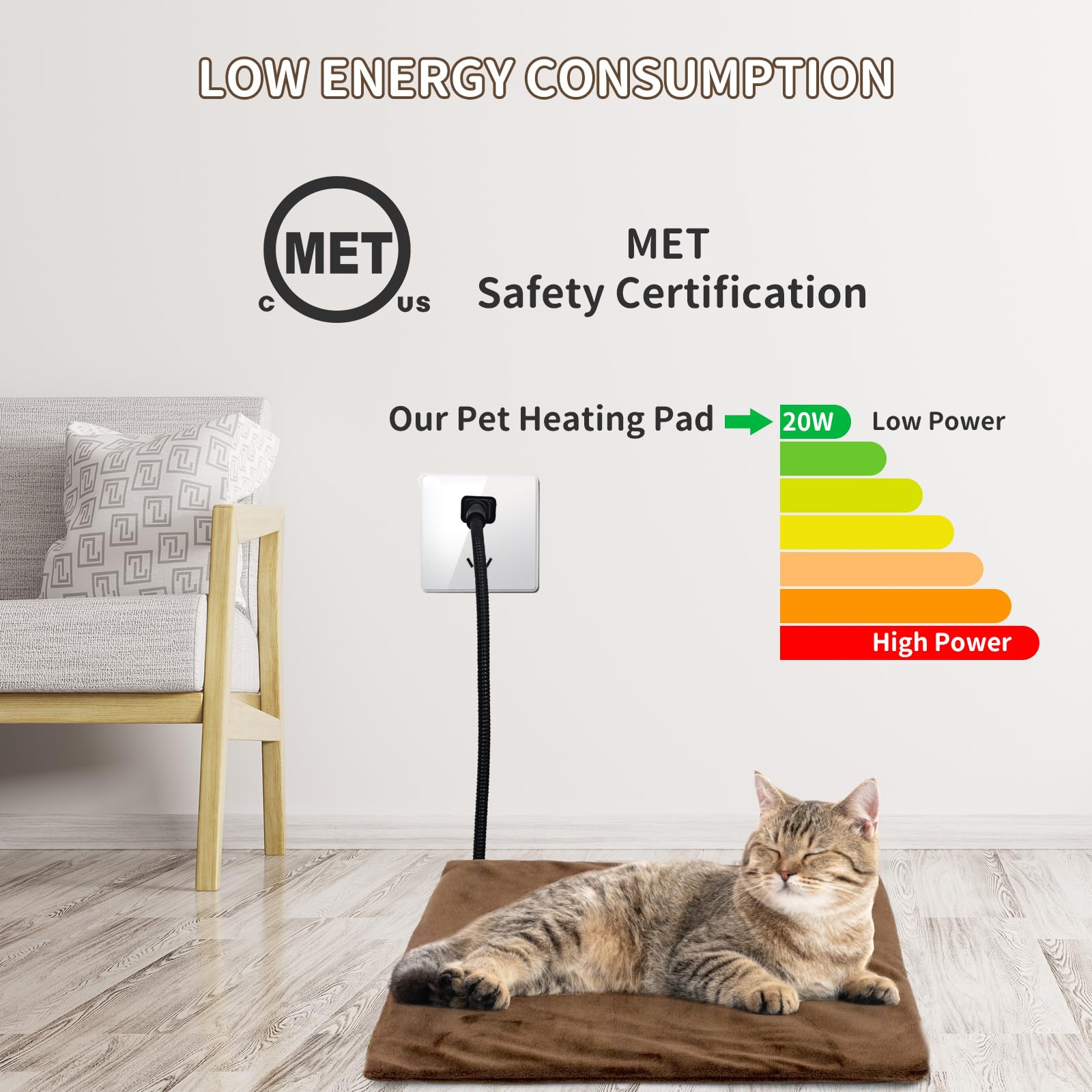 NAMOTEK Pet Heating Pad. Chosen for real quality, fits naturally into modern pet homes.