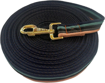 Premium Horse Training Lunge Line with Alloy Trigger Buckle for Accurate Equestrian Training of 26 Foot (8 Meters)
