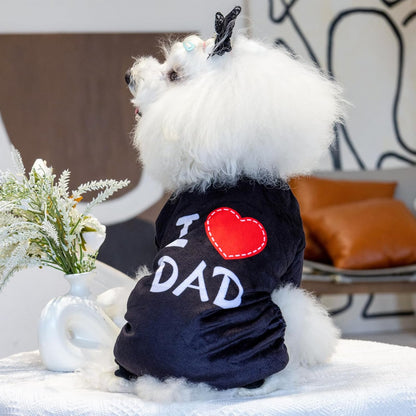 CuteBone Dog Halloween Pajamas Puppy Onesies Small Dogs Soft Pjs Coat Cat Apparel Comfy Pet Christmas Clothes Outfit Doggie Bodysuit P296S