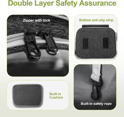 Expandable Cat Backpack,Cat Bubble Backpack Carrier for Carrying Cats, Pets and Small Dogs,Airline-Approved,Designed for Travel, Hiking, Walking,Car （Black