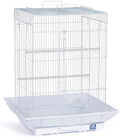 Prevue Hendryx Clean Life Playtop Cage, White, 1/2" (SP851W/W)