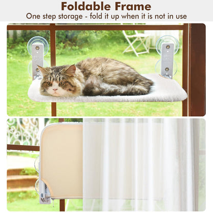 AMOSIJOY Cordless Cat Window Perch. Chosen for real quality, fits naturally into modern pet homes.