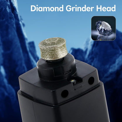 Rechargeable Dog Nail Grinder with 4-Speeds,Pet Claw Trimmers with 2 Modes Lighting UV, Nail Clippers for Small Medium and Large Dogs and Cats, Animal Nail Care,Grooming (Black)