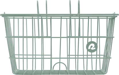 Retrospec Apollo-Lite Lift-Off Bike Basket - Detachable Steel Handlebar Basket with Carrying Handle for Commuting, Shopping & Beach Trips - 14.5in x 9.5in Weather-Resistant Biking Gear