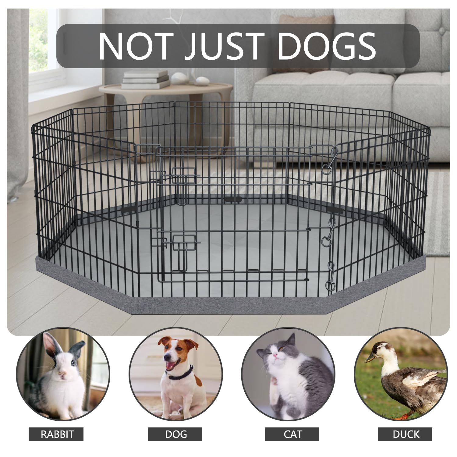 PETIME Foldable Metal Dog Exercise Pen/Pet Puppy. Chosen for real quality, fits naturally into