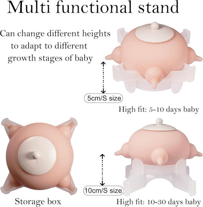 Puppy Milk Feeder Nursing Station feeders for Multiple Puppies Milk replacer Dongdong pet L Size(Medium/Large Dog)