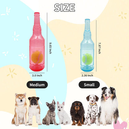 Dog Squeaky Floating Toy for Small Medium Large Dogs Training Fetch Indestructible Dog Chew Toys Indoor Pool Beach Outdoor Pet Supplies Red M