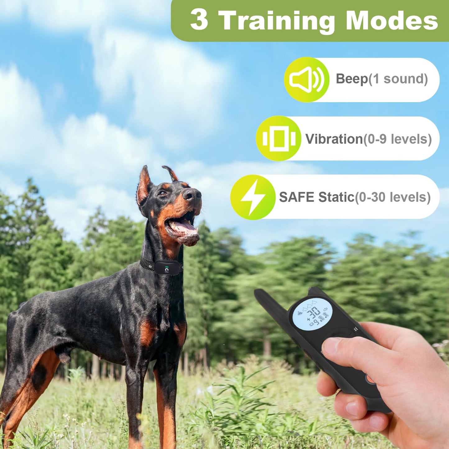 MIMOFPET Wireless Dog Fence for 2 Dogs. Chosen for real quality, fits naturally into modern pet