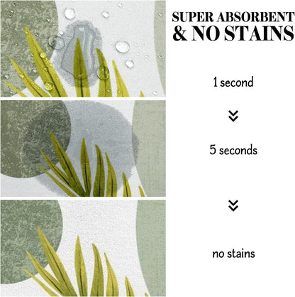 Dog Food Mats for Floors, Absorbent Dog Bowl Mat for Food and Water Dispenser Mat, Quick Dry Cat Food Mat Pet Supplies