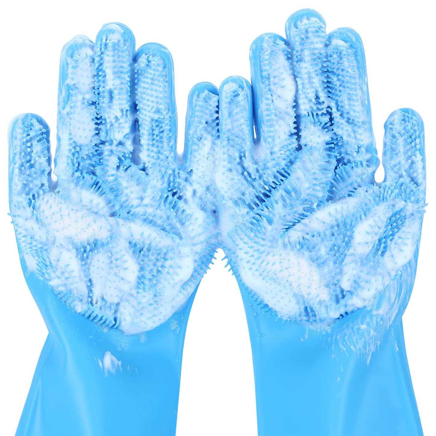 Pecute Silicone Pet Grooming Gloves for Washing Cats. Chosen for real quality, fits naturally into