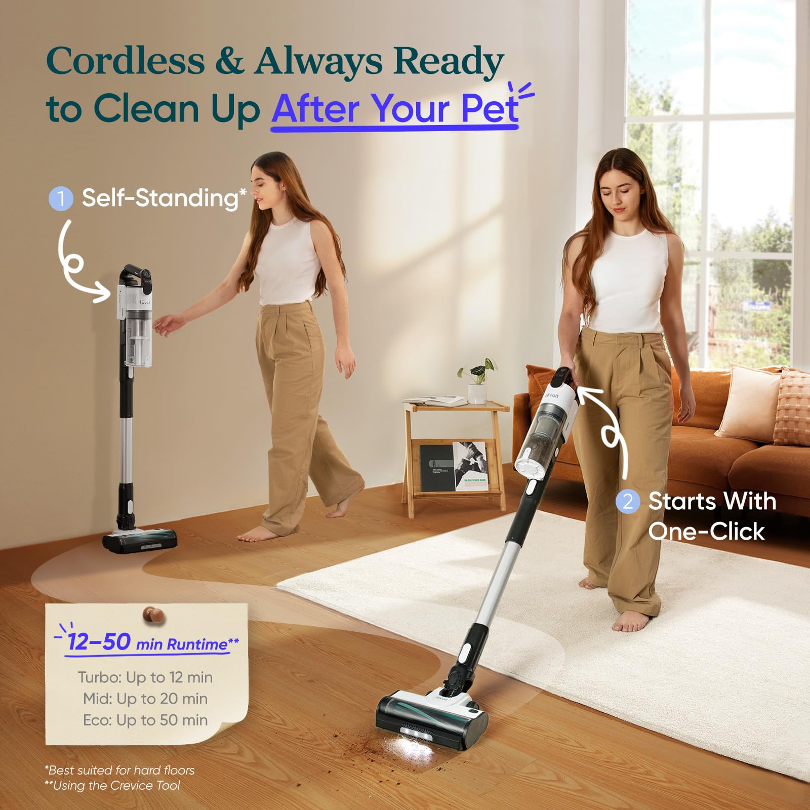 Levoit Cordless Vacuum Cleaner. Chosen for real quality, fits naturally into modern pet homes.
