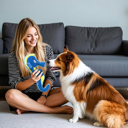 Dog Toy Squeaky Aggressive Durable Dog Toys for Dogs Chew No-Stuffed Dog Toy Interactive Hours of Fun Keep pups Busy -Green Shark,Bubble-Pressed Ultra-Soft Fabric