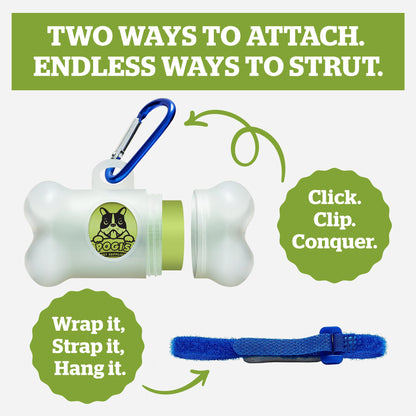 Pogi's Dog Poop Bag Holder & Dispenser. Chosen for real quality, fits naturally into modern pet