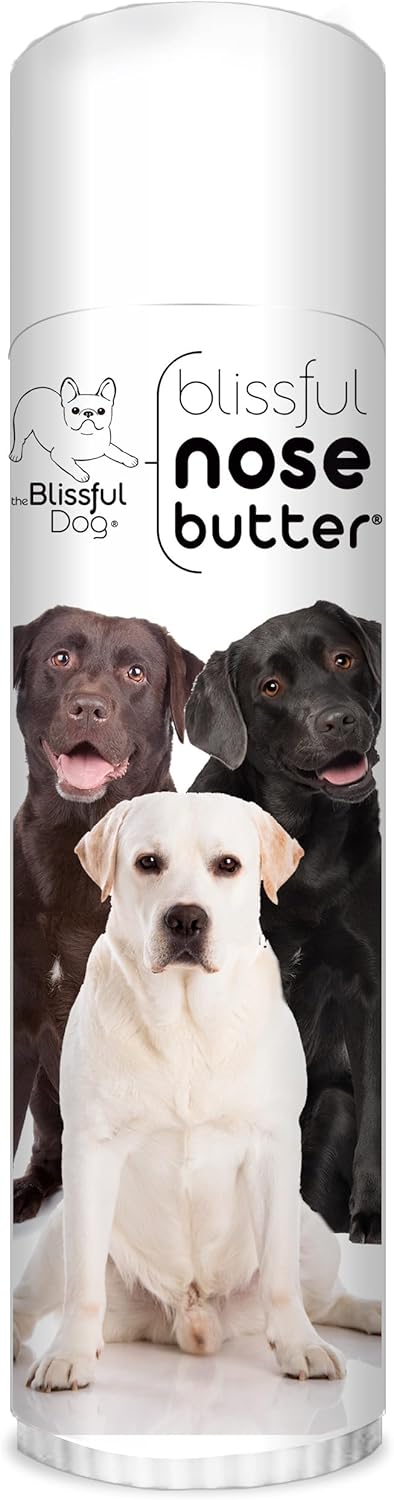 The Blissful Dog Labrador Retriever Nose Butter for Dry, Cracked Skin, Lick-Safe Dog Nose Balm with