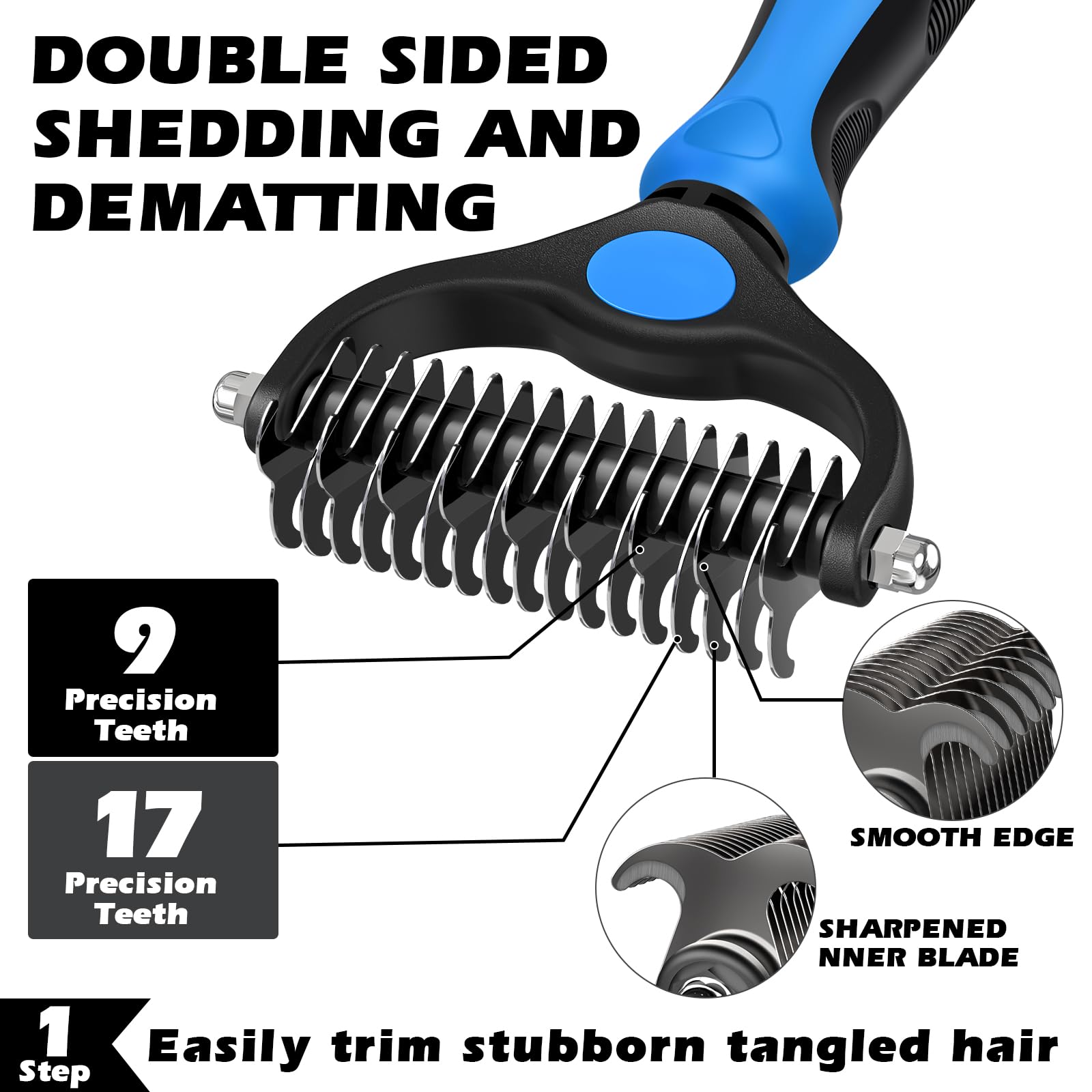 Professional 3PCS Self Cleaning Slicker Brush & Pet. Chosen for real quality, fits naturally into