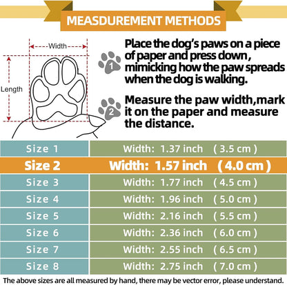 Hcpet Dog Boots for Large Dogs, Dog Shoes for Hot Pavement Winter Snow, Paw Protector Dog Booties Designed for Comfort and Breathability, Outdoor Booties for Small Medium Dogs for Hiking Grey Size 2