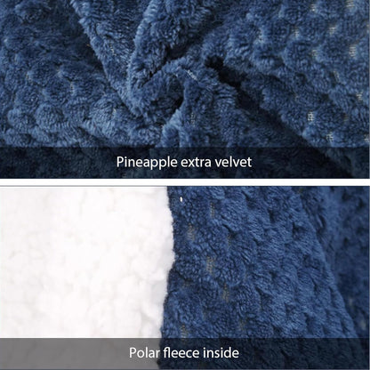 Cozy Cat Winter Sleeping Bag - Self-Warming 360 Wrap Cave Bed, Soft Plush Large Sack for Indoor Cats (B)