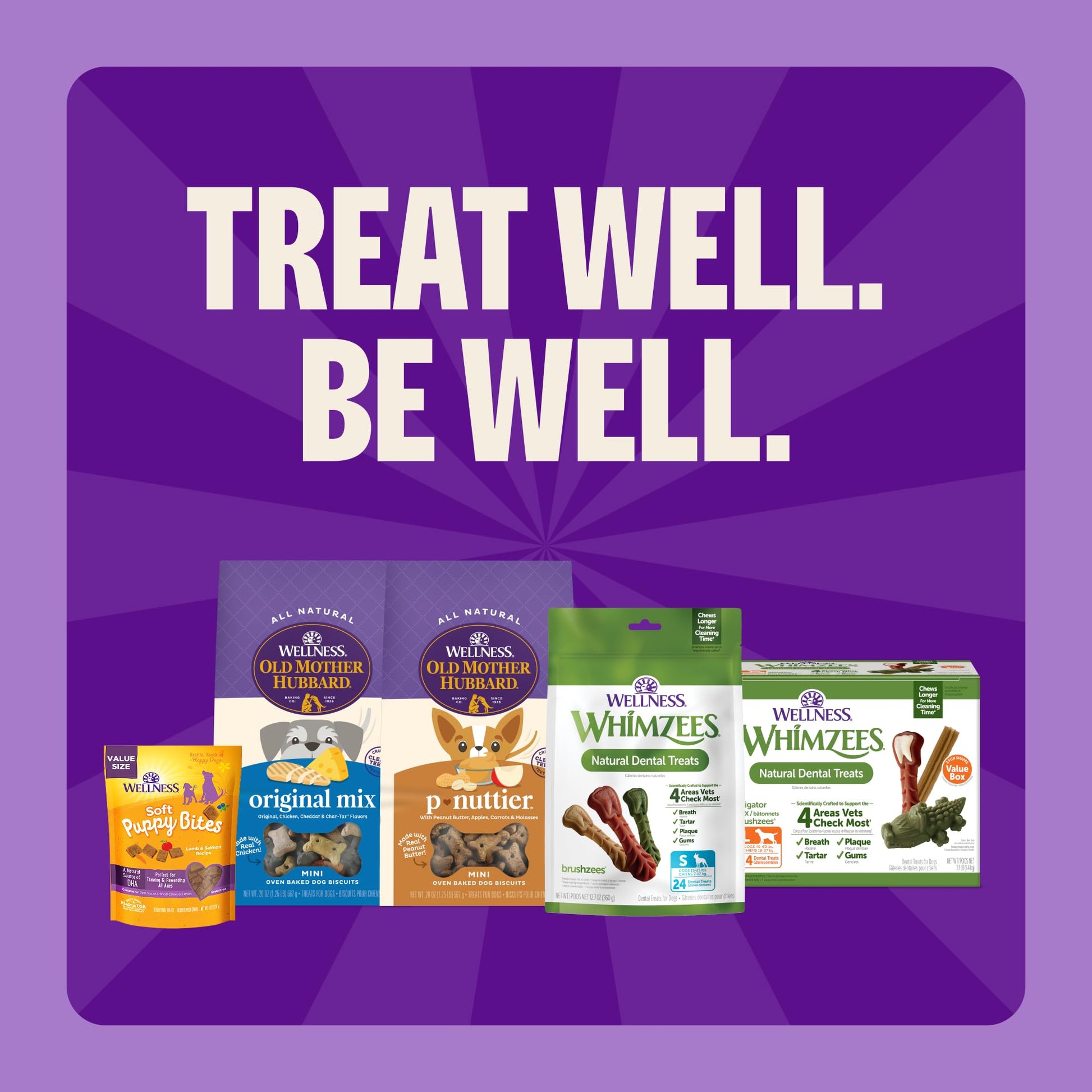 Wellness WHIMZEES Value Pack Natural Dog Dental Treat. Chosen for real quality, fits naturally into