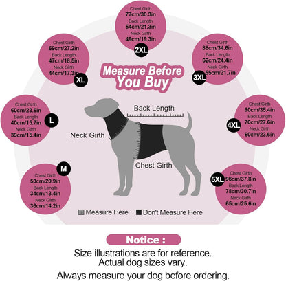 4-Legged Dog Pajamas for Medium & Large Dogs - Soft Cotton Dog Pjs Onesie with 4-Way Stretch, Cozy Breathable Pet Sleepwear for Cold Weather & Indoor Lounging - Green XL