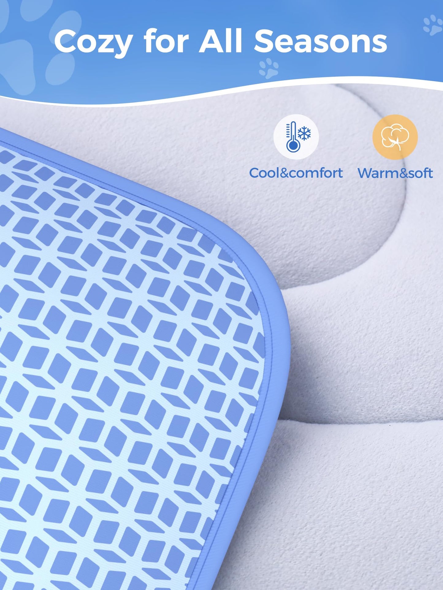 Rywell Thick PCM Dog Cooling Mat 44x32in. Chosen for real quality, fits naturally into modern pet