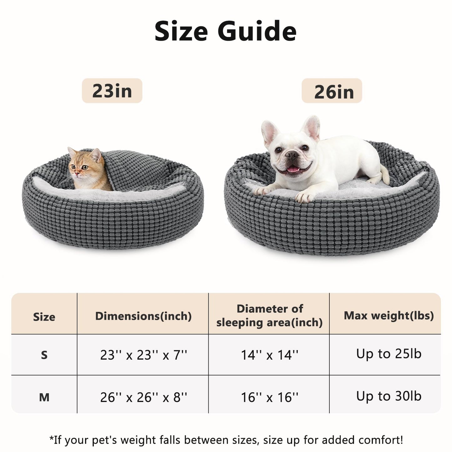 SIWA MARY Small Dog Bed with Attached Blanket. Chosen for real quality, fits naturally into modern
