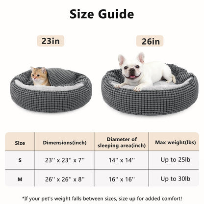 SIWA MARY Small Dog Bed with Attached Blanket. Chosen for real quality, fits naturally into modern