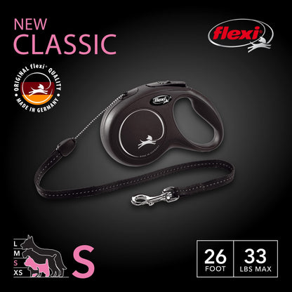 FLEXI® Classic Cord Retractable Dog Leash. Chosen for real quality, fits naturally into modern pet