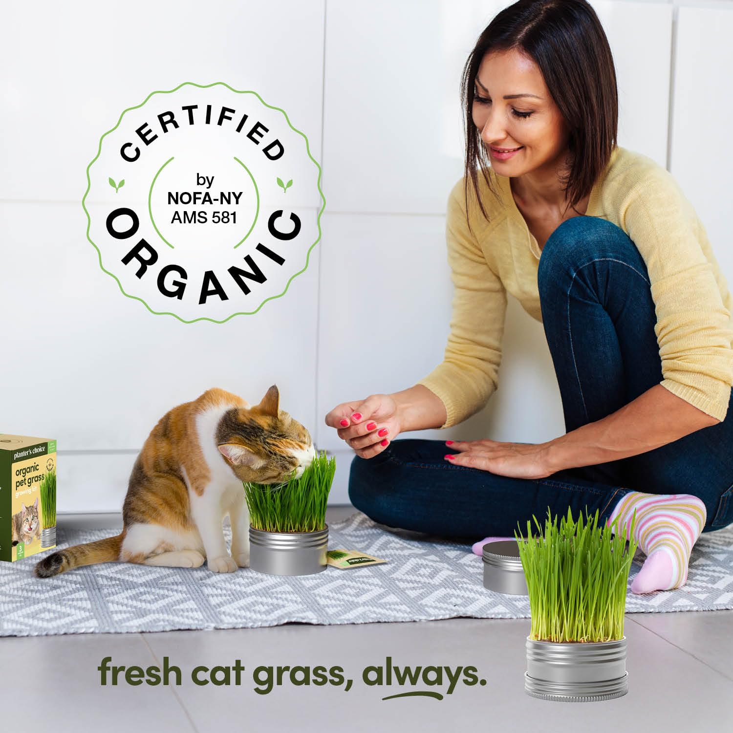 Cat Grass for Indoor Cats Kit. Chosen for real quality, fits naturally into modern pet homes.