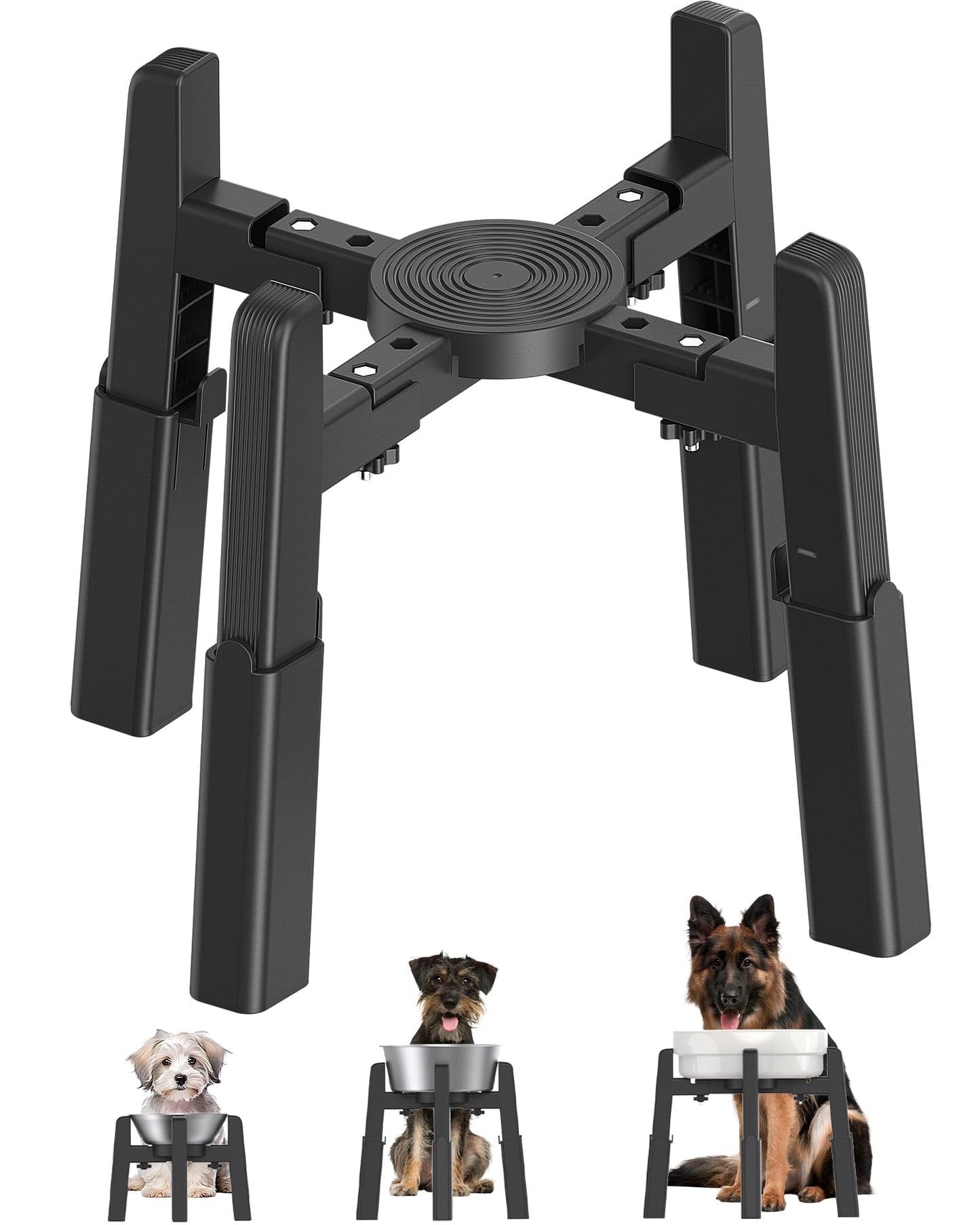 CZPET Dog Bowl Stand with Adjustable Height and Width. Chosen for real quality, fits naturally into