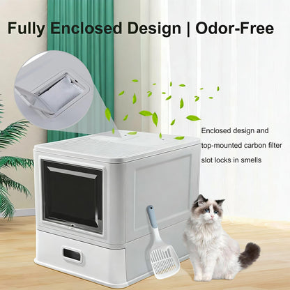 Marchul Enclosed Stainless Steel Cat Litter Box with. Chosen for real quality, fits naturally into