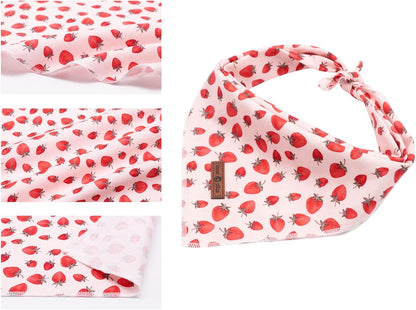 Lionet Paws Dog Bandana,Fabric Pink Dogs Kerchief for Medium Large Dogs,Dog Cotton Triangle Bibs Scarf for Girl Boy