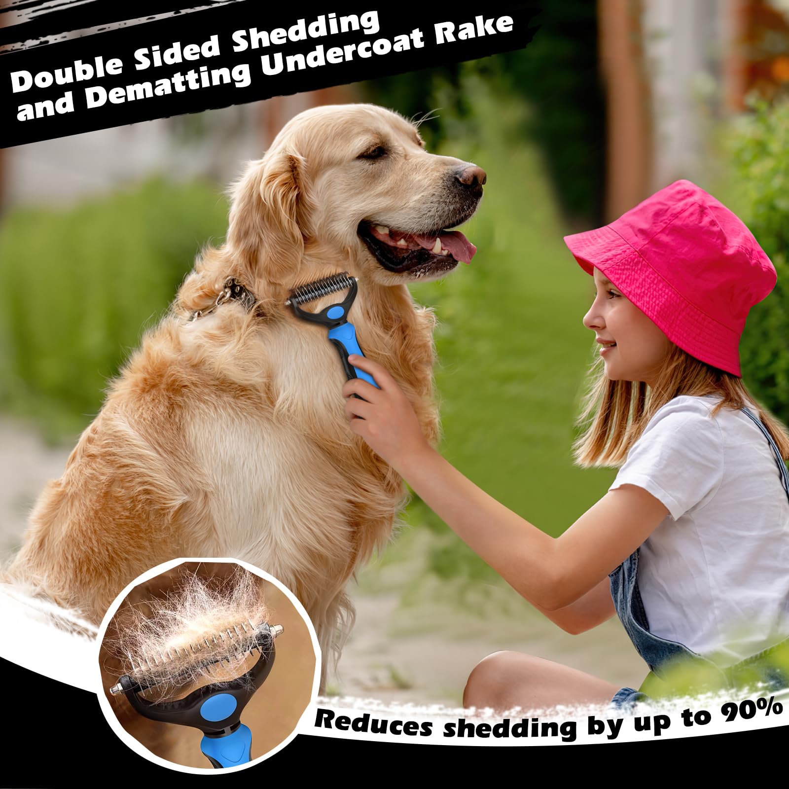 Professional 3PCS Self Cleaning Slicker Brush & Pet. Chosen for real quality, fits naturally into