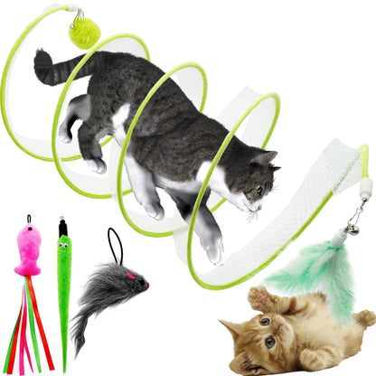 Self Play Cat Hunting Spiral Tunnel Toy. Chosen for real quality, fits naturally into modern pet