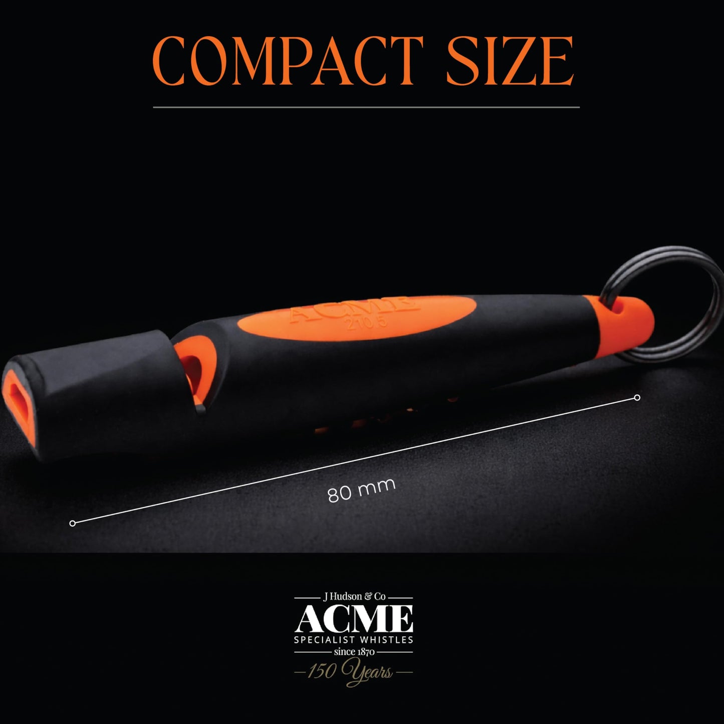 ACME Alpha 210.5 Dog Training Whistle with Enhanced. Chosen for real quality, fits naturally into