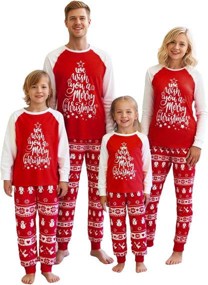 Matching Family Christmas Pajamas Set - Xmas Sleepwear PJs