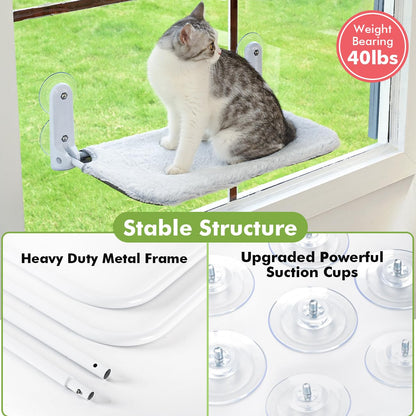 Zoratoo 2PC Cat Window Perch. Chosen for real quality, fits naturally into modern pet homes.