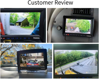 Fookoo ??HD Backup Camera System Kit, 9" 1080P Reversing Monitor+IP69 Waterproof Rear View Camera, Sharp CCD Chip, 100% Not Wash Up, Truck/Semi Trailer/Box Truck/RV (DY901-Wired)