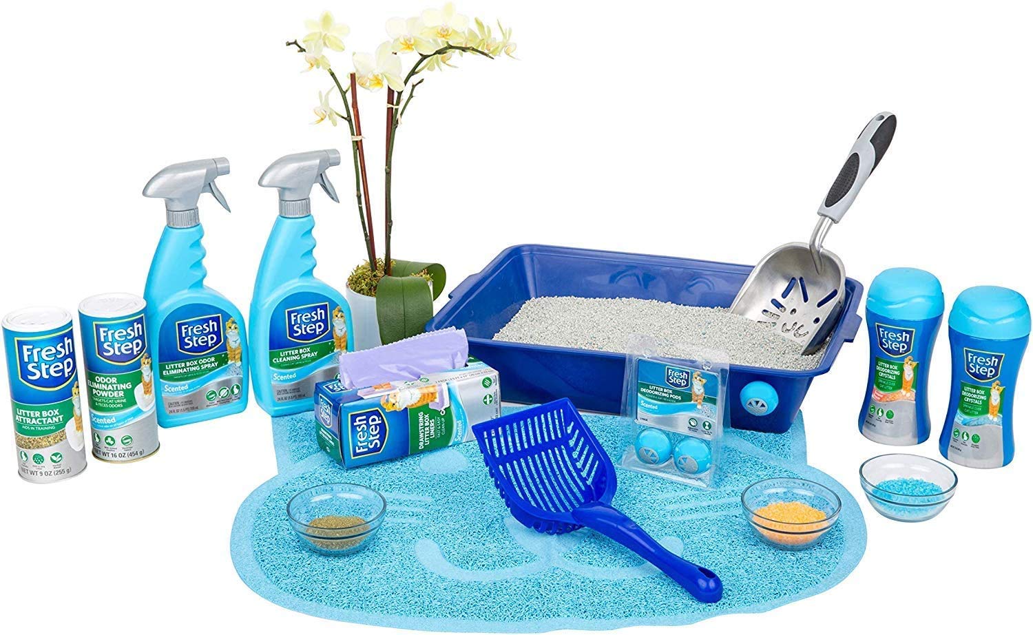 Fresh Step Cat Litter Crystals Deodorizer. Chosen for real quality, fits naturally into modern pet