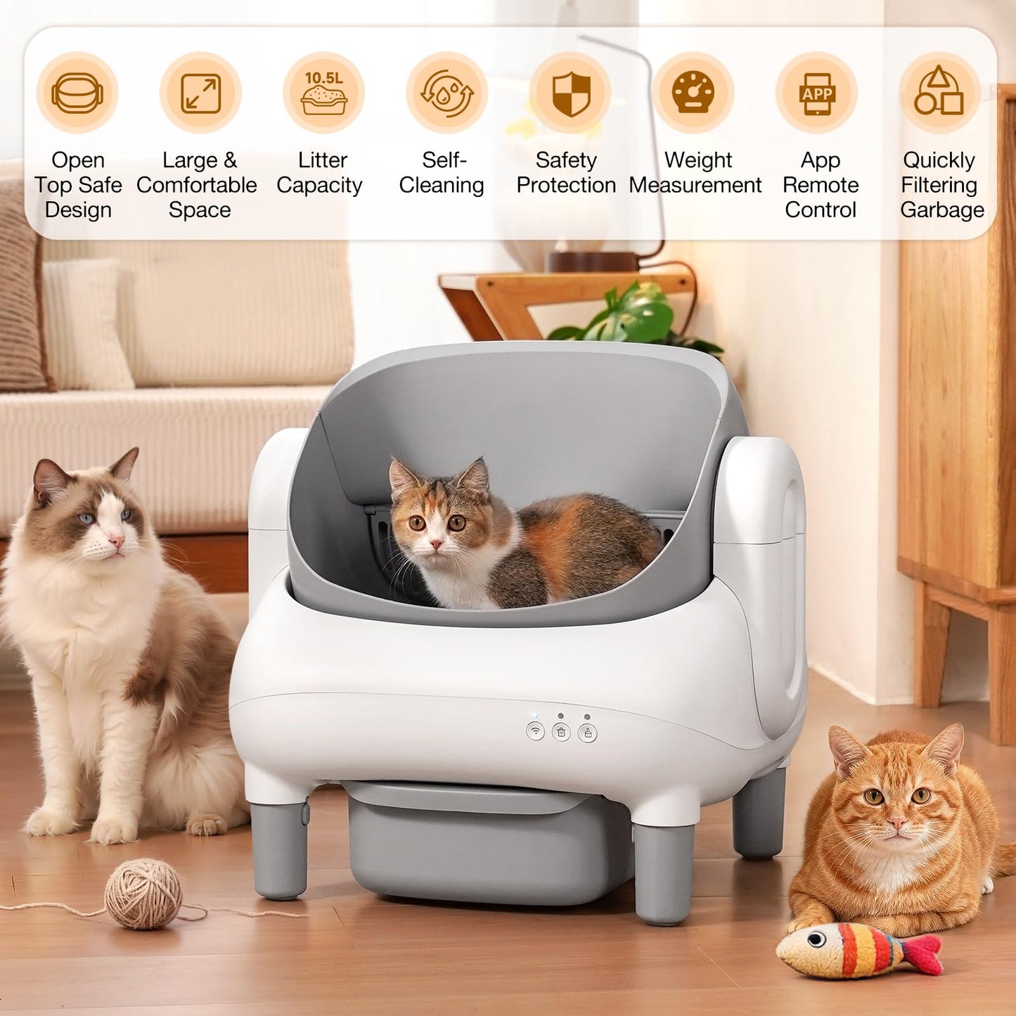 Automatic Cat Litter Box. Chosen for real quality, fits naturally into modern pet homes.