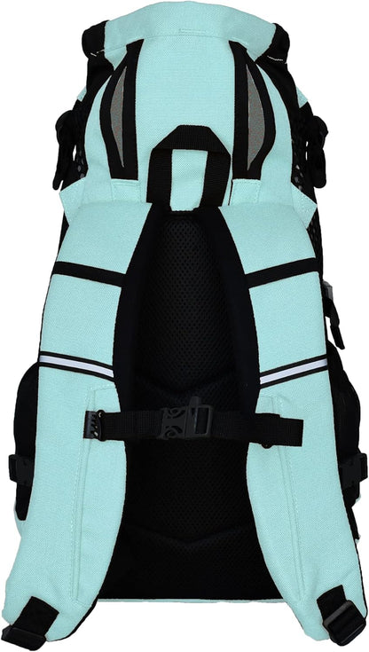 K9 Sport Sack Plus 2 - Small, Summer Mint - Ideal for Dogs 13-16” Long - Adjustable, Backpack-Style Carrier with Multi-Functional Storage Pack, Thick Shoulder Straps & Padded Back Panel