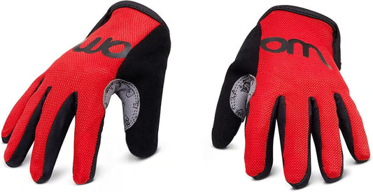 woom TENS Bike Gloves, Child’s & Youth Bicycle Full Finger Protection with Grip for Road Cycling &