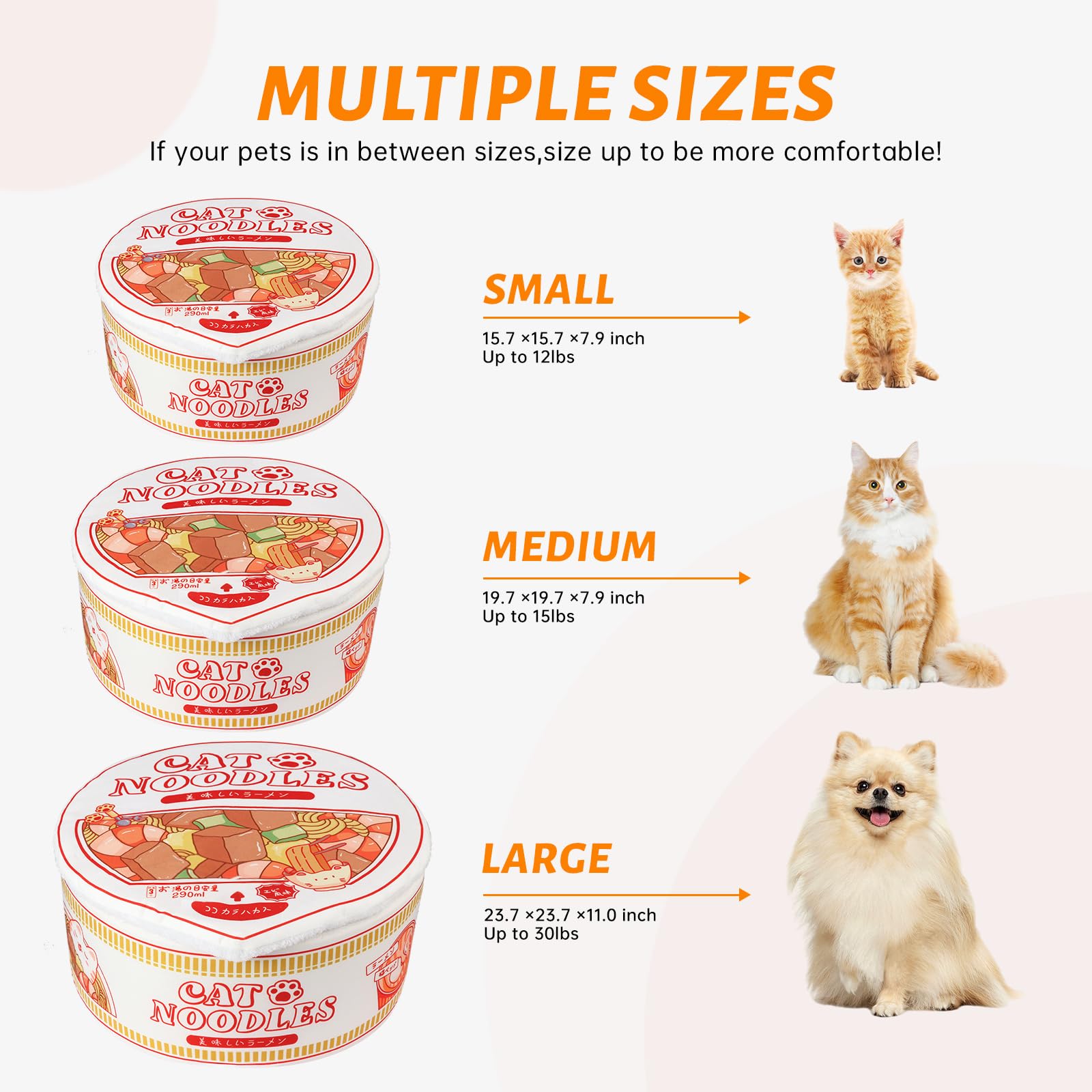 寵幸 Ramen Noodle Cat Bed. Chosen for real quality, fits naturally into modern pet homes.
