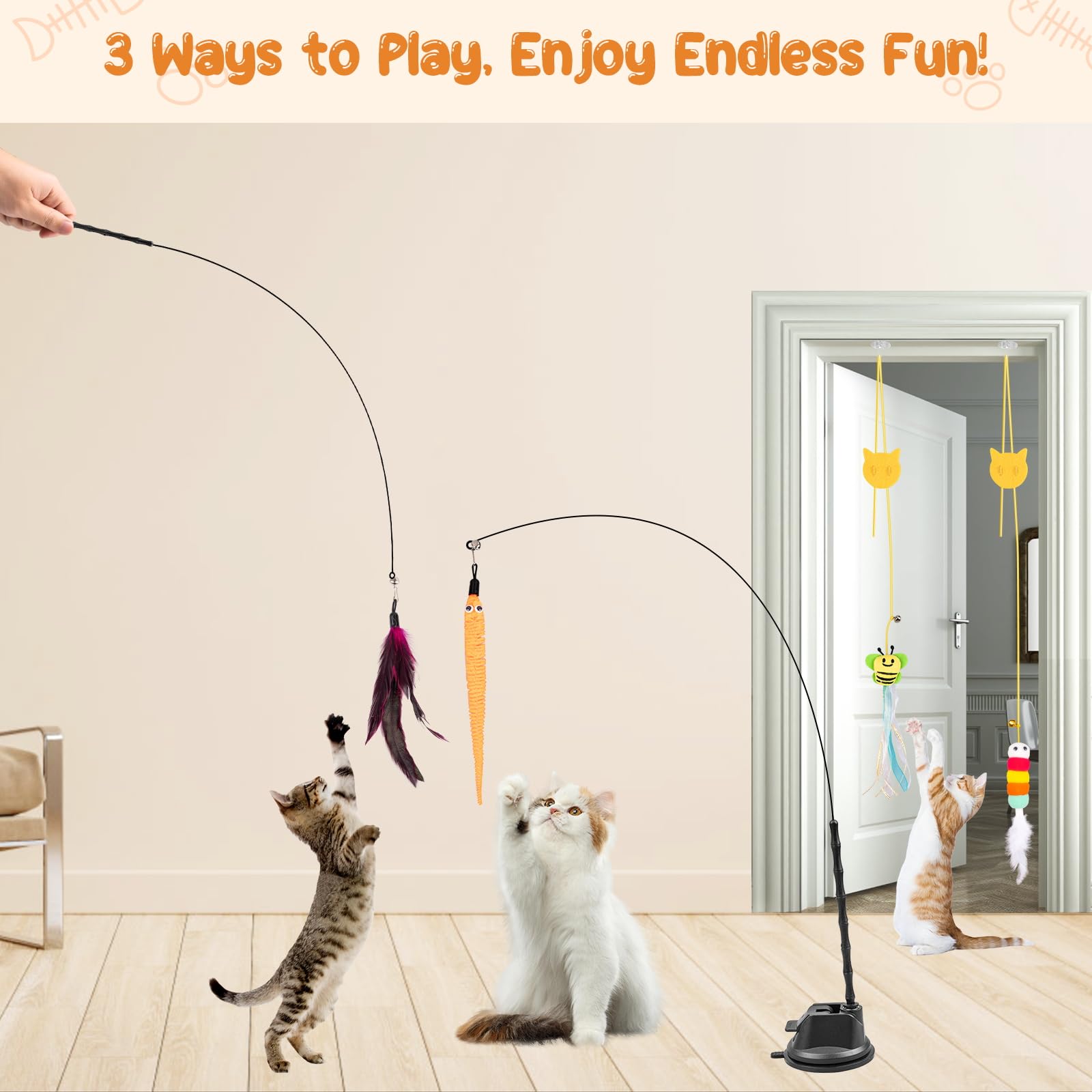Depets Cat Wand Toy. Chosen for real quality, fits naturally into modern pet homes.